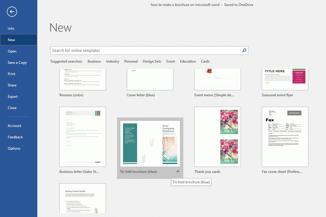 How To Make A Brochure On Microsoft Word Intended For Where Are Templates In Word