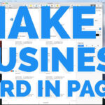How To Make A Business Card In Pages For Mac (2016) In Business Card Template Pages Mac