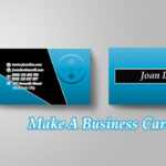 How To Make A Business Card In Photoshop With Business Card Template Photoshop Cs6