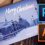 How To Make A Christmas Card With Photoshop Or Illustrator Inside Adobe Illustrator Christmas Card Template