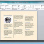 How To Make A Tri Fold Brochure In Microsoft® Word 2007 Within Brochure Template On Microsoft Word