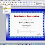 How To Make Certificate Using Microsoft Publisher Pertaining To Award Certificate Templates Word 2007