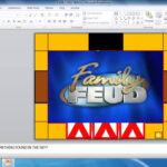 How To Make Powerpoint Games Family Feud Intended For Family Feud Powerpoint Template Free Download