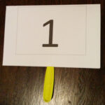 How To Make Quarter Auction Paddles With Auction Bid Cards Template
