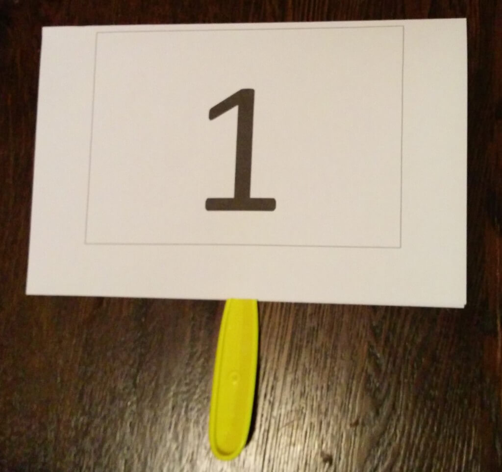 How To Make Quarter Auction Paddles With Auction Bid Cards Template