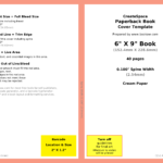 How To Make Your Book's Print Cover Using Microsoft With How To Create A Book Template In Word