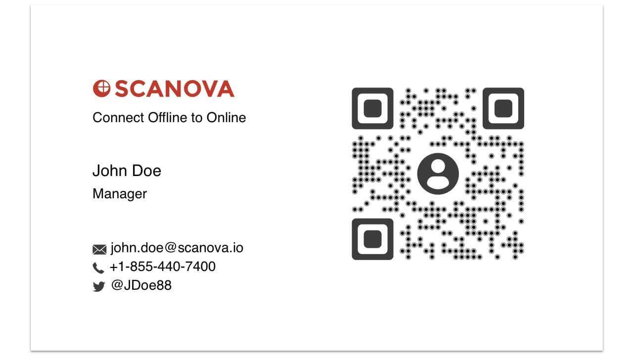 How To Make Your Business Card Better With Qr Codes With Qr Code Business Card Template