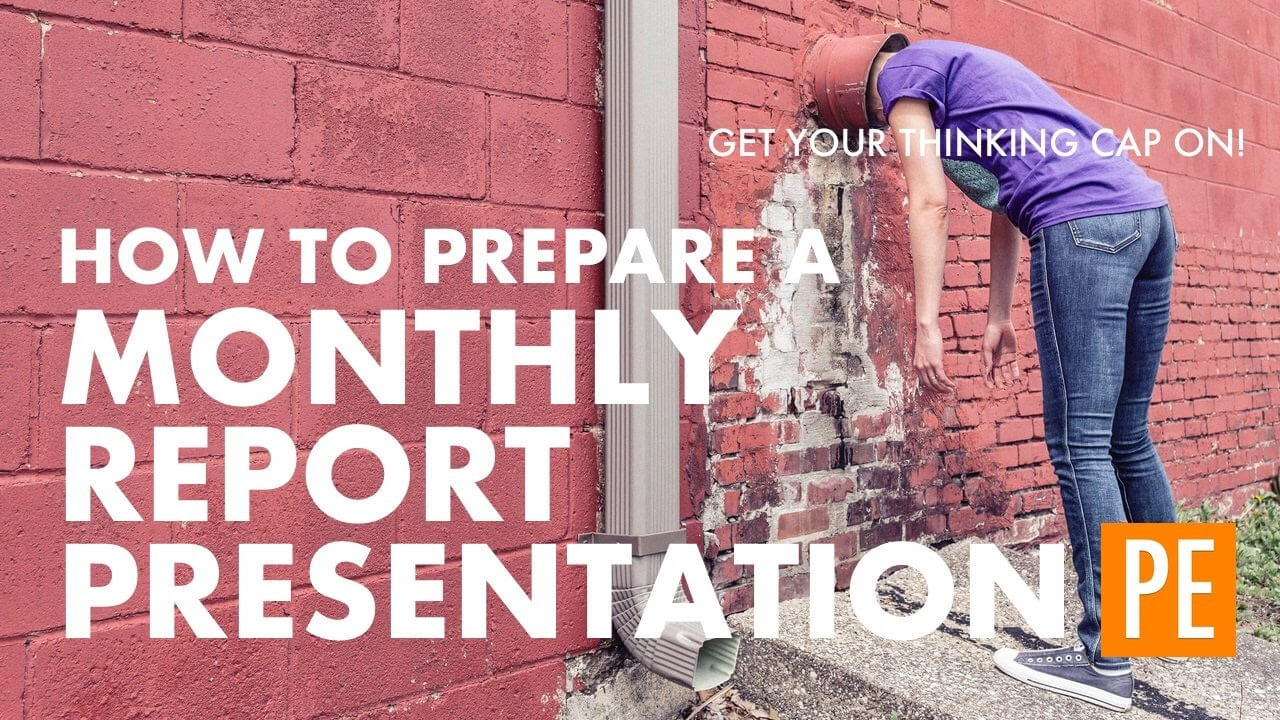 How To Prepare A Monthly Report Presentation With Regard To Monthly Report Template Ppt