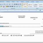 How To Print A Check Draft Template With Customizable Blank Check Template