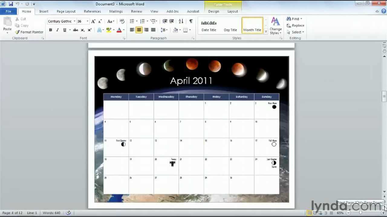 How To Use Microsoft Word Templates | Lynda Tutorial Pertaining To How To Use Templates In Word 2010