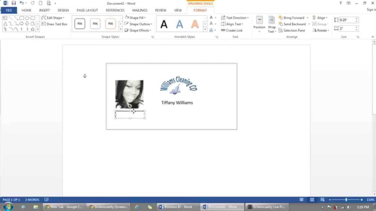 How To Use Microsoft Word To Make Id Badges intended for Id Badge Template Word