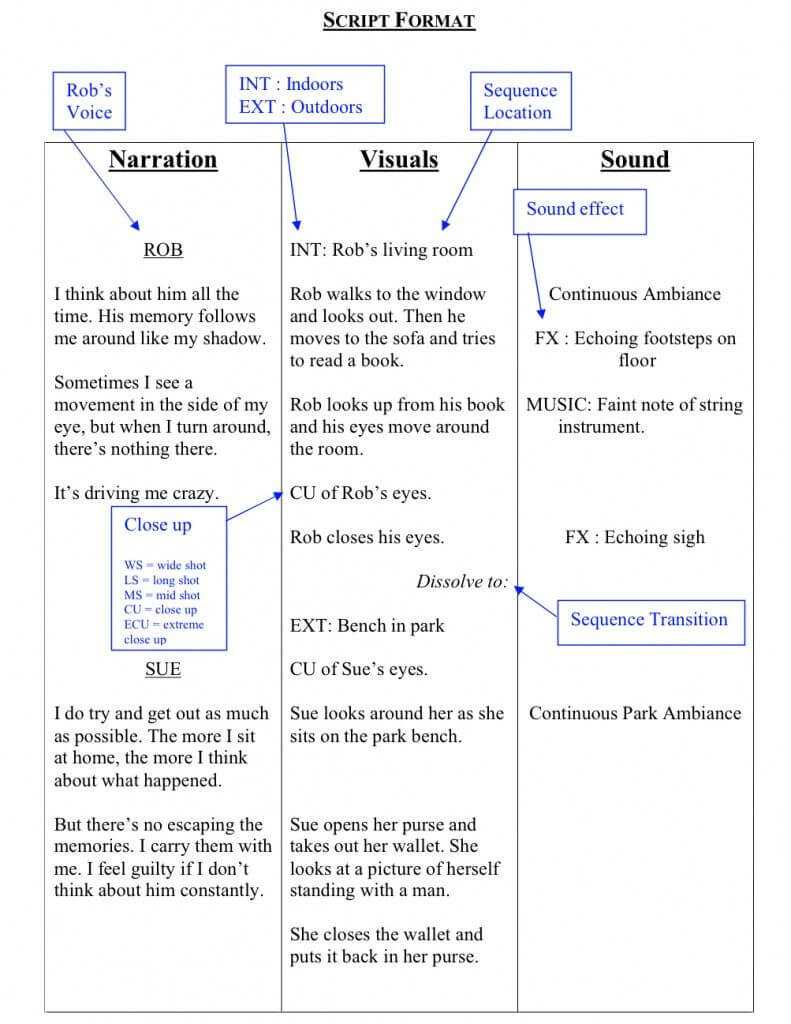 How To Write A Documentary Script | Projects To Try | Film For Shooting Script Template Word