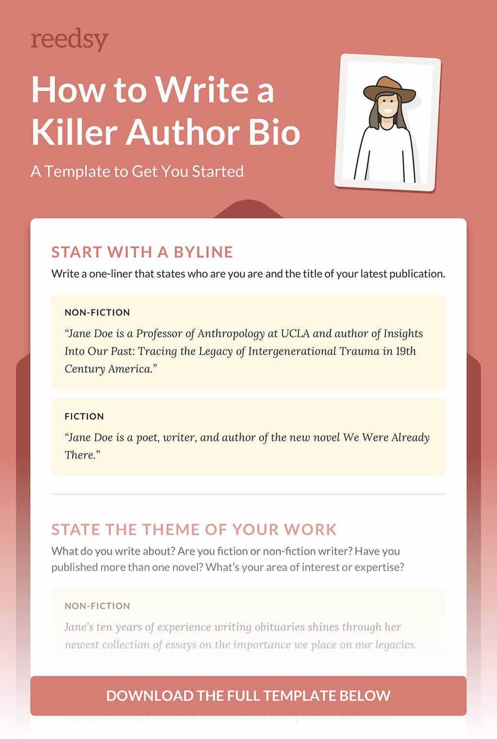 How To Write A Memorable Author Bio (With Template) Intended For Bio Card Template