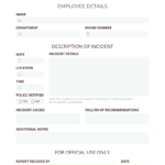 How To Write An Effective Incident Report [Incident Report For Employee Incident Report Templates