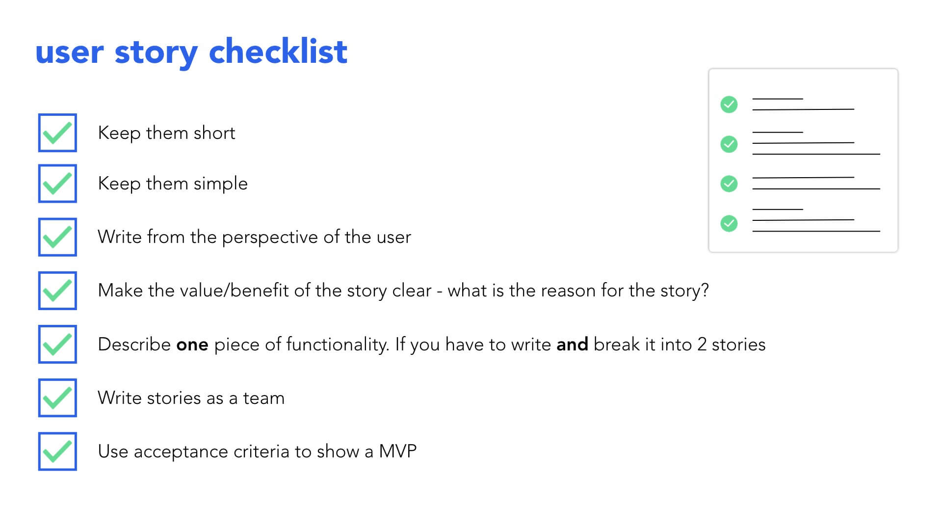 How To Write Good User Stories In Agile Software Development Pertaining To Agile Story Card Template