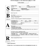 Huntsman Sbar Report Sheet | Nurse Stuff | Sbar Nursing Pertaining To Sbar Template Word