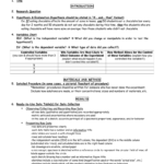 Ib Biology Lab Report Format For Biology Lab Report Template