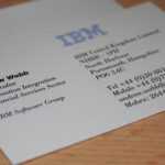 Ibm Business Card | Visitkort Design In Ibm Business Card Template