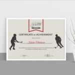 Ice Hockey Achievement Certificate Template Pertaining To Hockey Certificate Templates