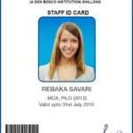 Id Card Designs | Id Cards | Identity Card Design, Id Card Pertaining To College Id Card Template Psd