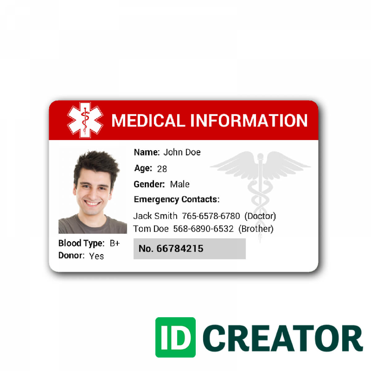 Id Card Template | Madinbelgrade For Hospital Id Card Template