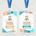 Id Card Template Plastic Badge Id Card Template Abstract pertaining to Conference Id Card Template