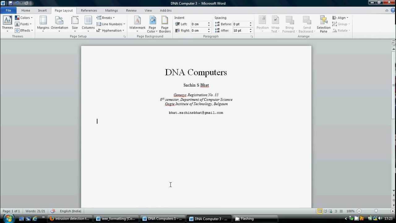 Ieee Paper Formatting Tutorialsb.flv Throughout Ieee Template Word 2007