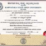 Iittsd Ksou Certificate Sample Inside Masters Degree Certificate Template