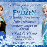 Image For Frozen Birthday Invitations Templates In Frozen Birthday Card Template