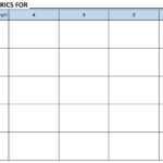 Image Result For Blank Rubric Template Editable | Workin It In Blank Rubric Template