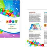 Image Result For Brochure For Pre School & Day Care With Regard To Daycare Brochure Template