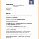 Image Result For Driver Cv Format | Cv Examples | Free Throughout Free Basic Resume Templates Microsoft Word