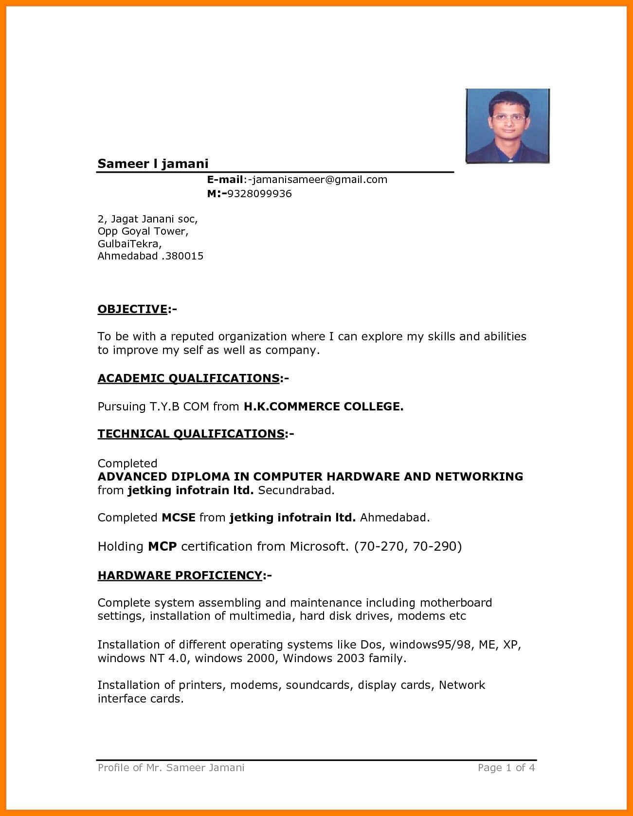 Image Result For Driver Cv Format | Cv Examples | Free Throughout Free Basic Resume Templates Microsoft Word