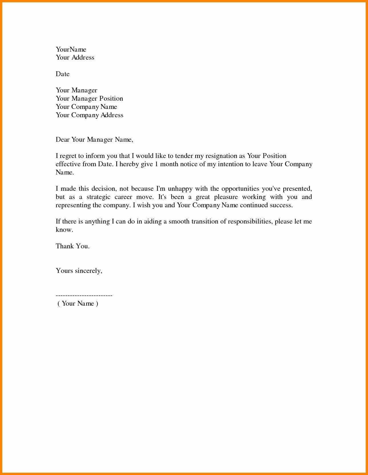 Image Result For Resignation Letter Hd | Microsoft Word Throughout Microsoft Word Business Letter Template