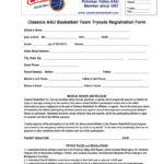 Images Of Basketball Registration Template For Word Bfegy Throughout Camp Registration Form Template Word