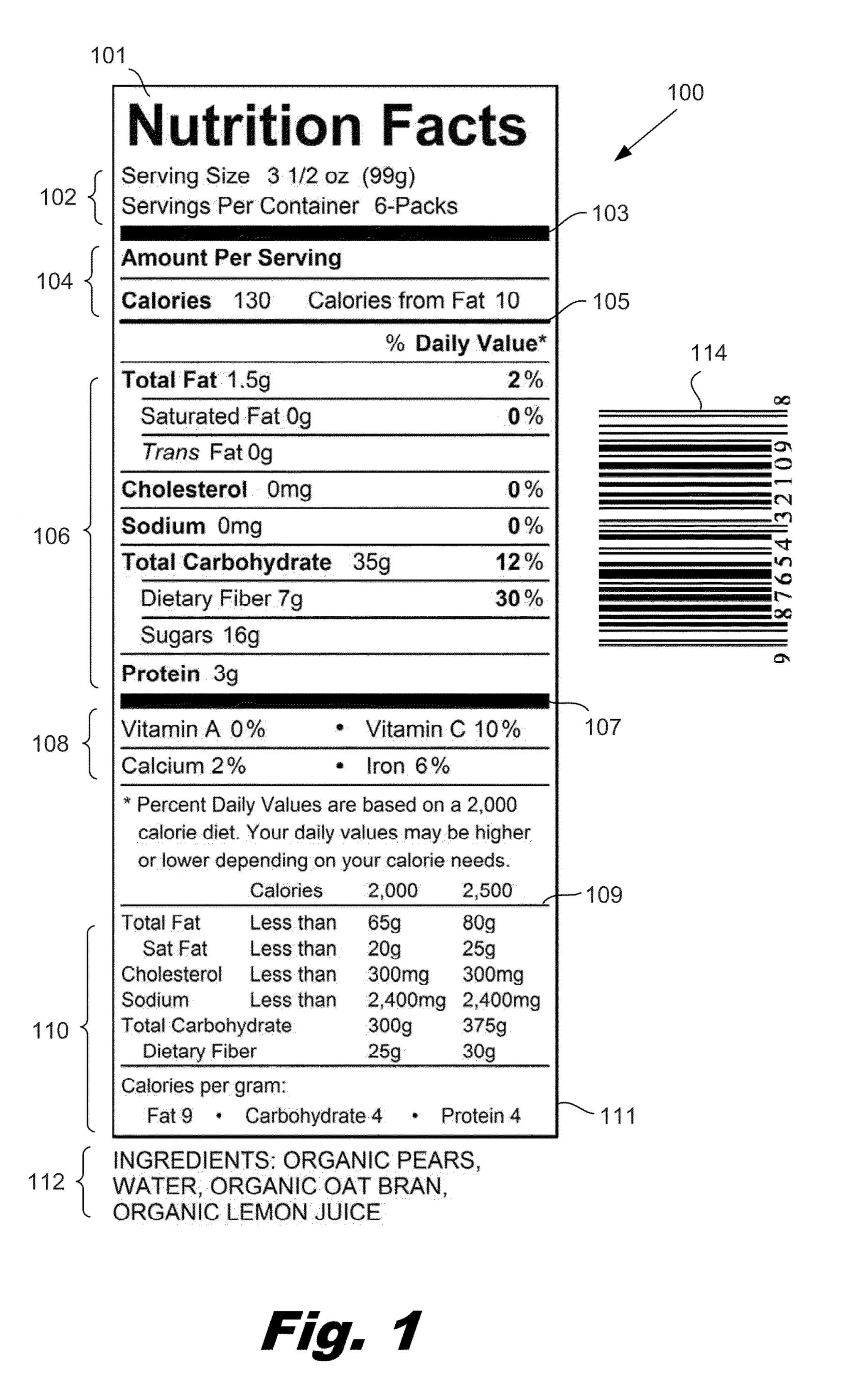 Images Of Blank Cereal Nutrition Label Template Download With Regard To Nutrition Label Template Word