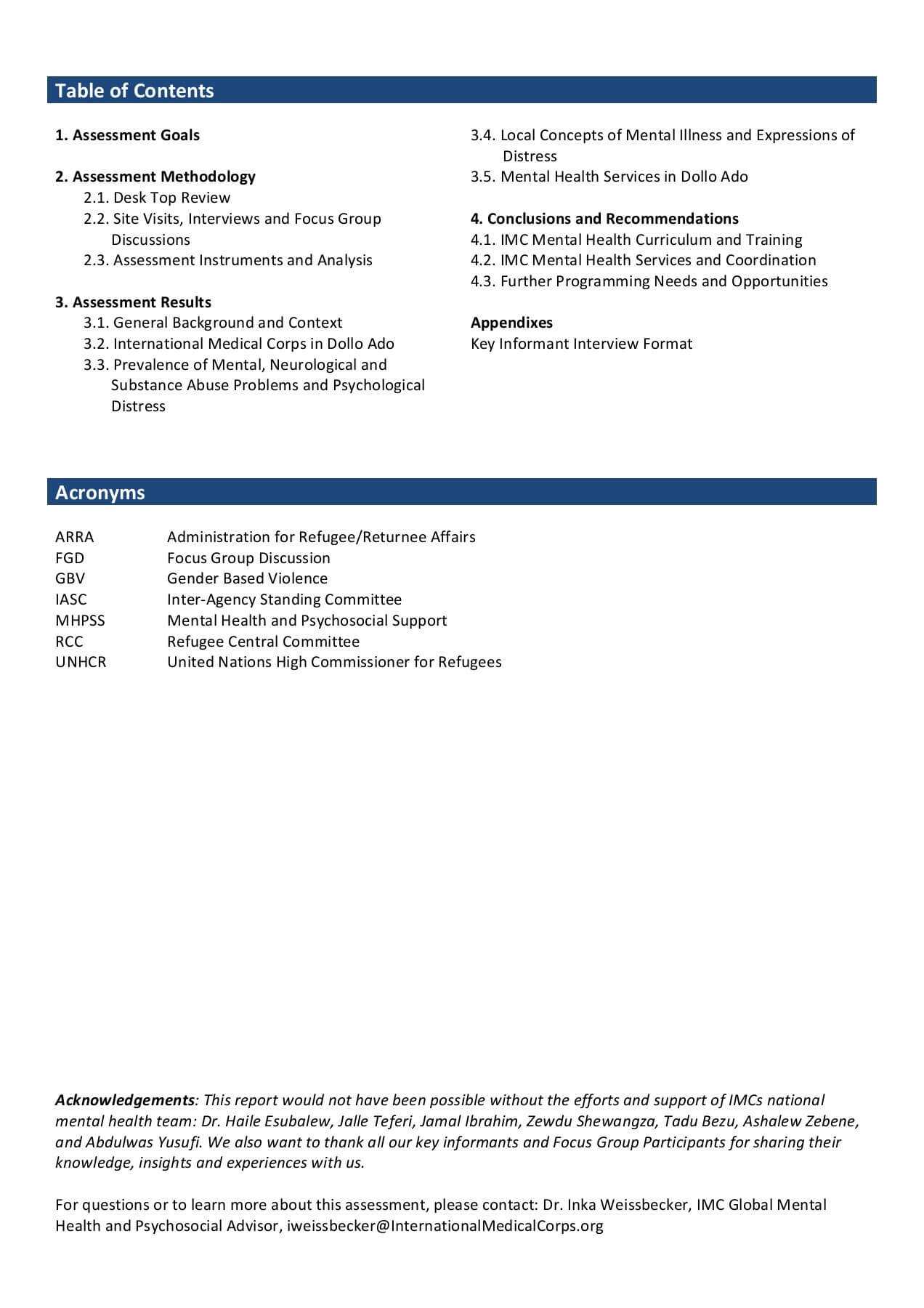 Imc!ethiopia! Baseline!mental!health!situational!analysis Intended For Focus Group Discussion Report Template