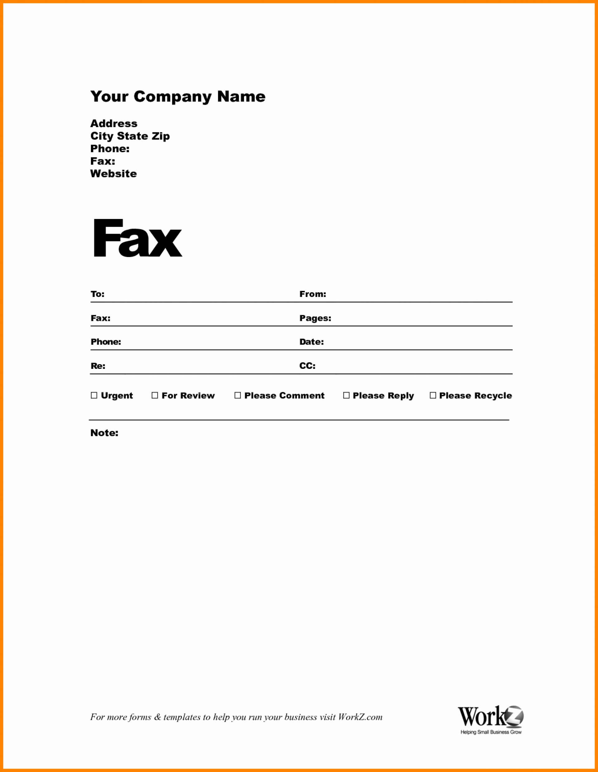 Imposing Free Printable Fax Cover Sheet Word Template Doc Inside Fax Cover Sheet Template Word 2010