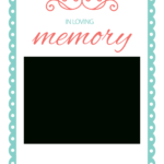 In Loving Memory – Free Memorial Card Template | Greetings Inside Remembrance Cards Template Free