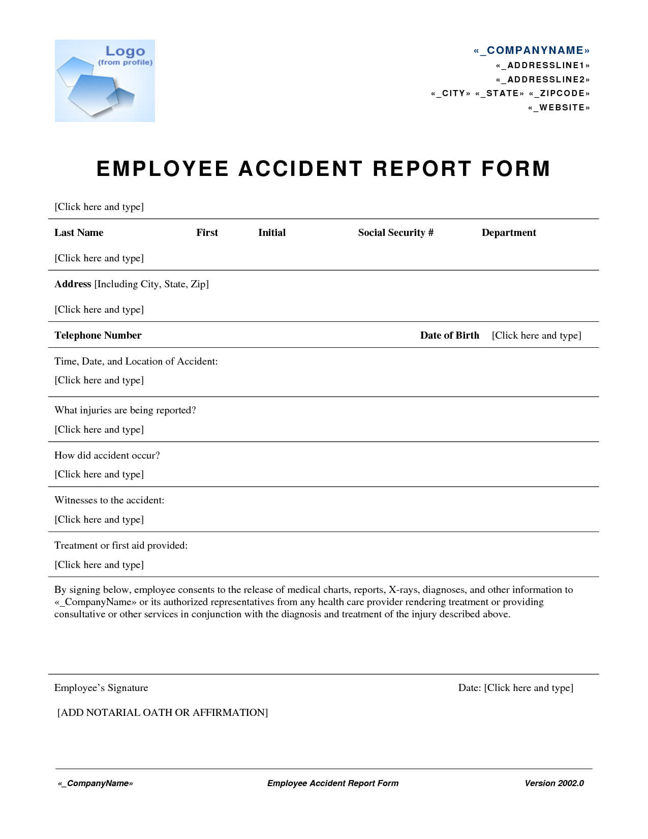 Incident Report Form Workplace Health And Safety Sample Within Health And Safety Incident Report Form Template