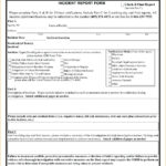 Incident Report Letter Sample In Workplace | Manswikstrom.se Pertaining To Ohs Incident Report Template Free