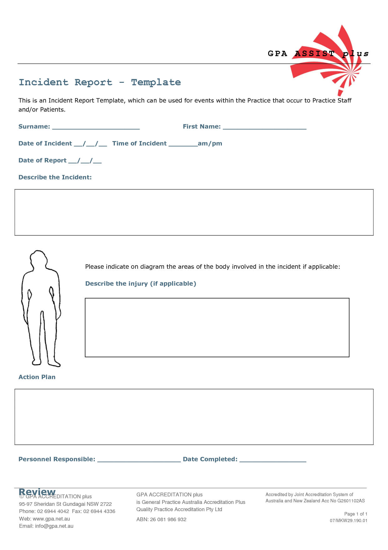 Incident Report Template Click Here For A Free Video Intended For Office Incident Report Template