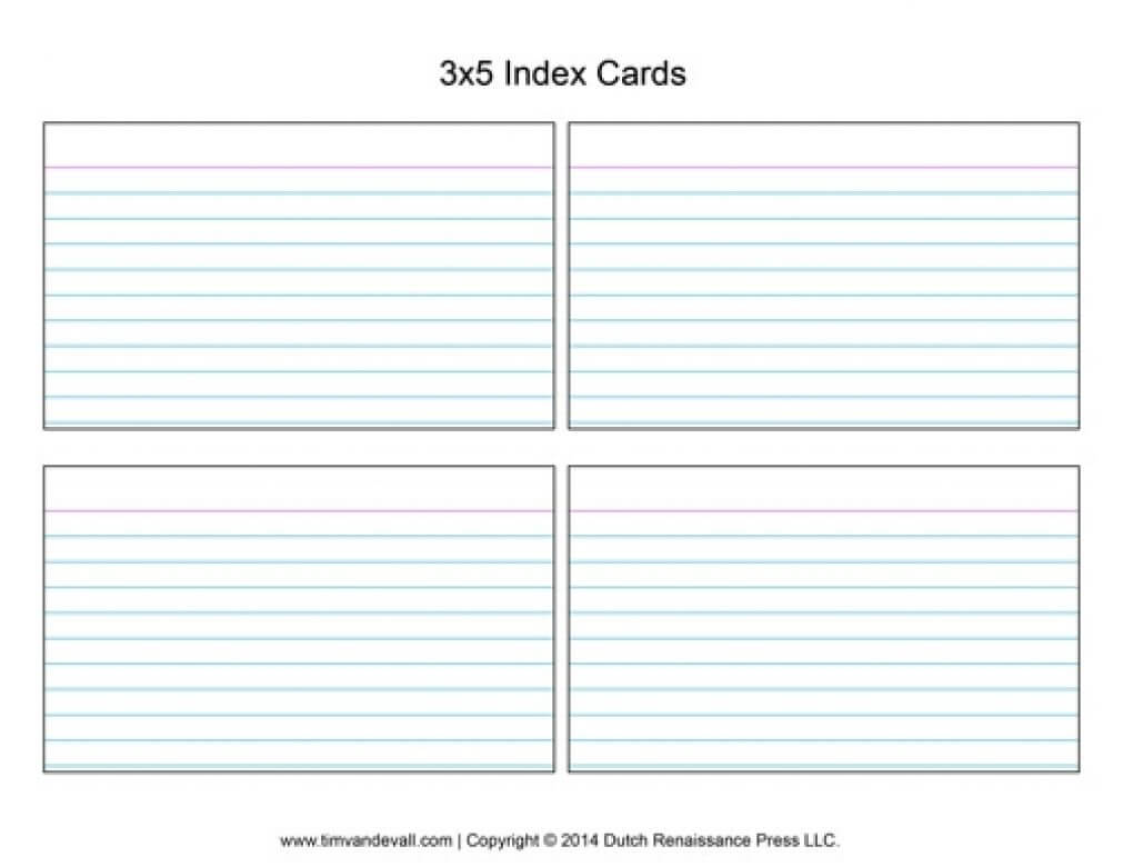 Index Card Template | Index Cards | Card Templates, Index Pertaining To 3 X 5 Index Card Template