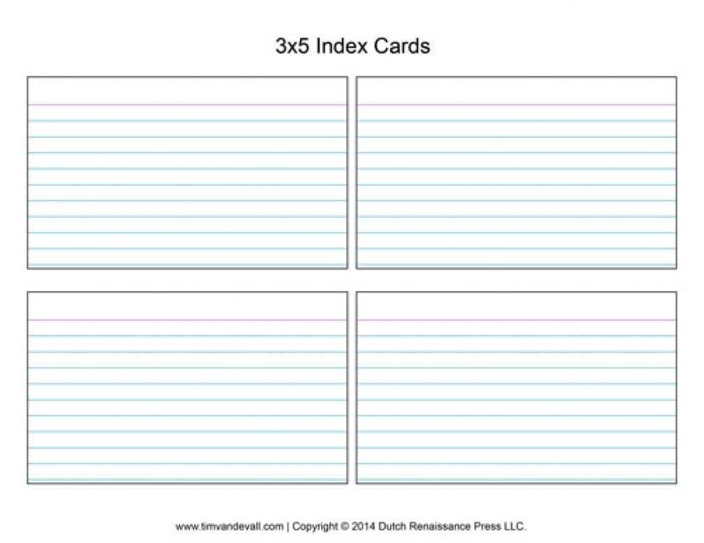 Index Card Template | Index Cards | Card Templates, Index Pertaining To 3 X 5 Index Card Template