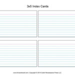 Index Card Template | Index Cards | Card Templates, Index With Blank Index Card Template