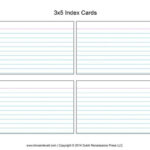 Index Cards Template – Template Ideas Intended For 4X6 Note Card Template