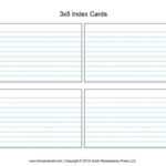 Index Cards Template – Template Ideas Intended For 4X6 Note Card Template