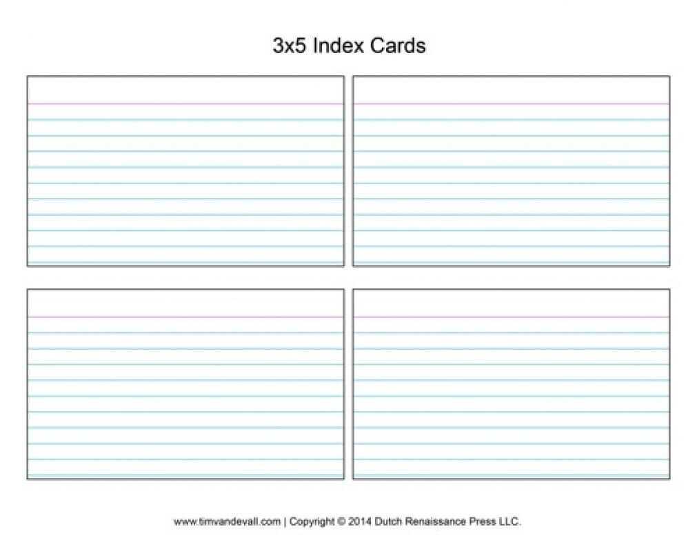 Index Cards Template – Template Ideas Intended For 4X6 Note Card Template