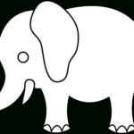 Indian Elephant Line Drawing | Free Download Best Indian For Blank Elephant Template