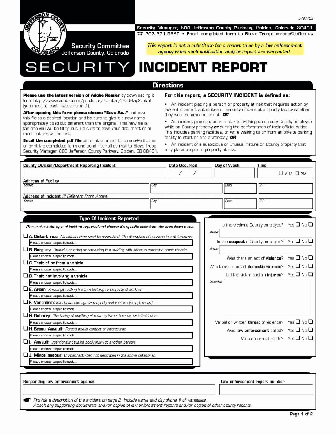 Information Security Policy Template Write Security Incident Throughout Information Security Report Template